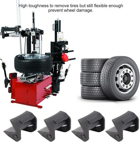 Tire Changer Rim Protector, ST4027645 4Pcs Tire Changer Clamp Cover Jaw Protectors Guard Protective Covers, ABS Tire Changing Machine Accessories Tools, Tire Machine Parts in Kuwait