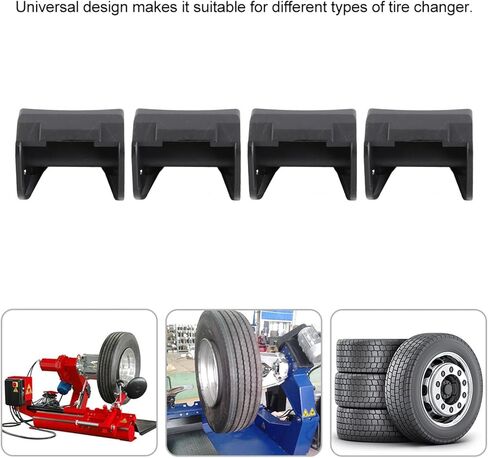 Tire Changer Rim Protector, ST4027645 4Pcs Tire Changer Clamp Cover Jaw Protectors Guard Protective Covers, ABS Tire Changing Machine Accessories Tools, Tire Machine Parts in Kuwait
