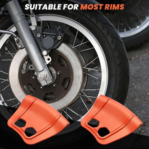 قطعتان من أداة الإطارات والعجلات Rim Shield II، واقيات الحواف لتغيير الإطارات، طقم حماية حافة العجلة للدراجات النارية والدراجات الهوائية والسكوتر والدراجة الإلكترونية، أداة متينة لحماية رافعة الإطارات in Kuwait
