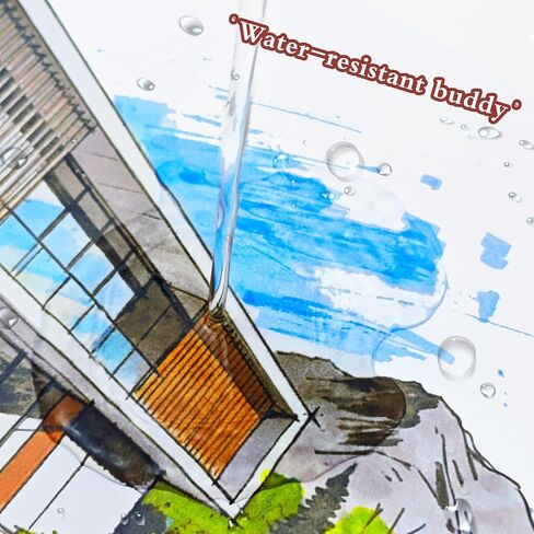 مجموعة أقلام ألوان مائية احترافية من DICEKOO مكونة من 96 لونًا ذات طرف مزدوج، وأقلام تحديد برأس فرشاة وإزميل، وحبر مائي، وعديم الرائحة ومقاوم للماء، ويمكن مزجها بسهولة، وحيوية، وناعمة، ومستلزمات فنية احترافية in Kuwait