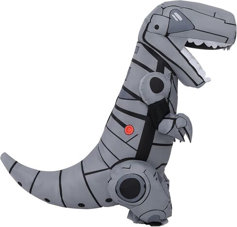 Inflatable Dinosaur Costume, Novel Blow Up Mechanical T-rex Dino Costume for Halloween Party Parade Cosplay in Kuwait