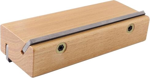 Metallor Guitar Fret Leveling File Wood Guitar Fingerboard Leveling Flat File for Fret Dressing Fret Sanding with Wood Handle Guitar Luthier Tools Repair Tools. in Kuwait