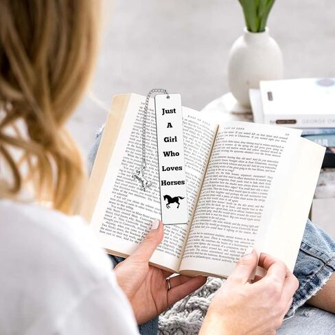 Metal Horse Bookmark for Women Horse Lovers Gifts Funny Book Marks Book Lovers Gifts Easter Basket Stuffers Page Marker Reading Accessories Birthday Graduation for Teens Girls Friends Class Rewards in Saudi Arabia