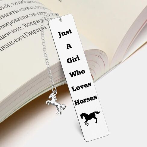 Metal Horse Bookmark for Women Horse Lovers Gifts Funny Book Marks Book Lovers Gifts Easter Basket Stuffers Page Marker Reading Accessories Birthday Graduation for Teens Girls Friends Class Rewards in Saudi Arabia