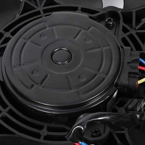 621-161 LINNCAS مروحة تبريد الرادياتير مراوح مزدوجة تناسب 2008 2009 2010 2011 2012 2013 لنيسان لروج 2014 2015 لنيسان لروج سيليكت مجموعة مروحة مكثف الرادياتير باللون الأسود in Kuwait