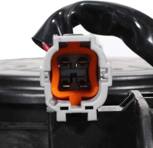 621-161 LINNCAS مروحة تبريد الرادياتير مراوح مزدوجة تناسب 2008 2009 2010 2011 2012 2013 لنيسان لروج 2014 2015 لنيسان لروج سيليكت مجموعة مروحة مكثف الرادياتير باللون الأسود in Kuwait