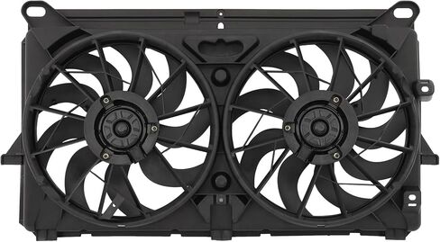 مجموعة مروحة تبريد الرادياتير مناسبة لـ 2005-2007 لـ Chevy لـ Silverado 1500 2005-2006 لـ Cadillac لـ Escalade EXT 2005-2006 لـ Chevy لـ Tahoe Engine Cooling Fan استبدال 2811689 in Kuwait