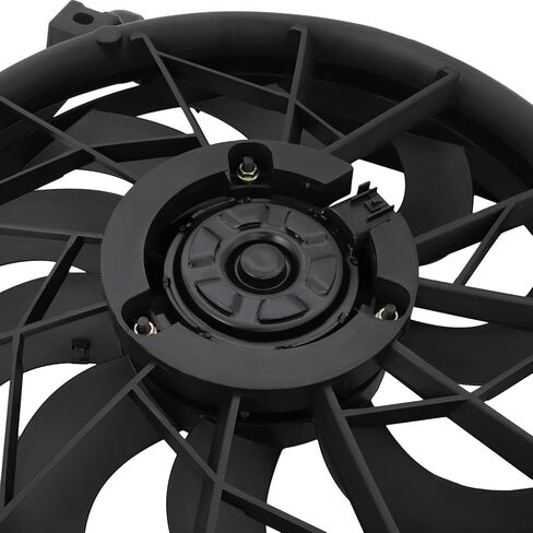 مجموعة مروحة تبريد الرادياتير مناسبة لـ 2005-2007 لـ Chevy لـ Silverado 1500 2005-2006 لـ Cadillac لـ Escalade EXT 2005-2006 لـ Chevy لـ Tahoe Engine Cooling Fan استبدال 2811689 in Kuwait