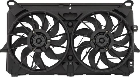 مجموعة مروحة تبريد الرادياتير مناسبة لـ 2005-2007 لـ Chevy لـ Silverado 1500 2005-2006 لـ Cadillac لـ Escalade EXT 2005-2006 لـ Chevy لـ Tahoe Engine Cooling Fan استبدال 2811689 in Kuwait