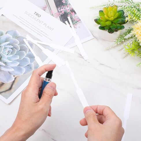 2000 Pcs Perfume Test Strips, White Paper Fragrance Blotters Disposable Highly Absorbent Scent Strips for Essential Oils, Aromatherapy, Diffuser and Fragrance Testing in Kuwait