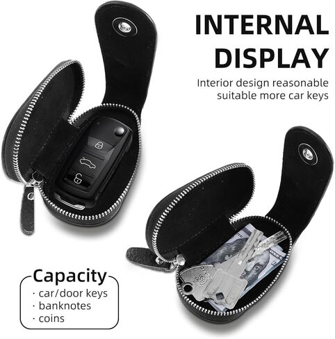 ANEW العالمي مفتاح السيارة فوب حافظة مفتاح فوب حامي جلد طبيعي سيارة مفتاح ذكي فوب حامل لمفتاح بعيد فوب العالمي in Kuwait