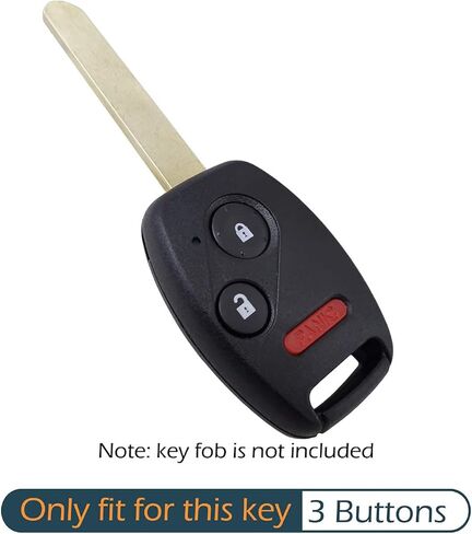 GFDesign 2Pcs Silicone 3 Buttons Key Fob Cover Remote Case Keyless Protector Compatible with Honda Civic Odyssey Accord Crosstour CR-V CR-Z Fit Insight Ridgeline Pilot N5F-S0084A CWTWB1U545 in Saudi Arabia