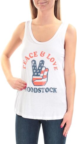 Retro Brand Womens Peace & Love Tank Top in Saudi Arabia