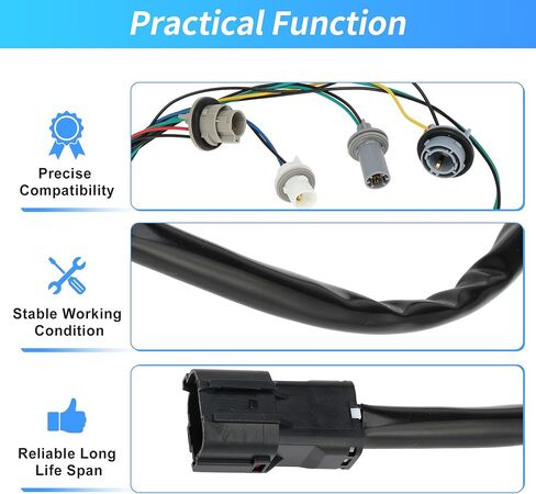 Tail Lamp Harness LH or RH for Kia Soul 2014 2015 2016 2017 2018 2019 No.92450-B2000 Rear Tail Light Lamp Socket Wiring in Saudi Arabia