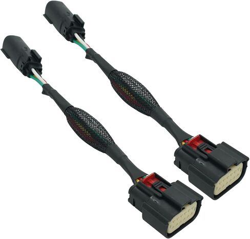 2 Pcs Halogen to LED Taillight Tail Lamp Upgrade Adapter Conversion Wiring Harness for Ram 2500 3500 2019-2024 5th Gen Not Fits Aftermarket in Saudi Arabia