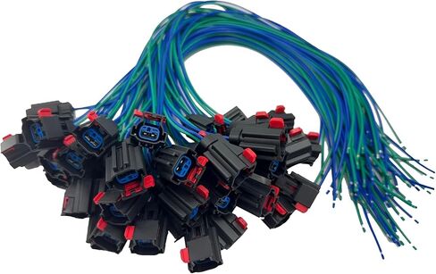 A/C Compressor Wiring Harness Connector - 20" Replacement Compatible with Chevrolet Chrysler Dodge Ford GMC Jeep Ram - Replaces 5017117AA, S-2052, 5019913AA in Saudi Arabia