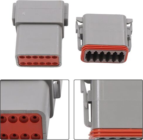 Complete 338pc DT Series Connector Kit for Automotive, Marine and Industrial Use Includes 2-12 Pin Connectors, 4-Way Crimper and Pin Removal Tool in Saudi Arabia