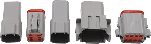 Complete 338pc DT Series Connector Kit for Automotive, Marine and Industrial Use Includes 2-12 Pin Connectors, 4-Way Crimper and Pin Removal Tool in Saudi Arabia