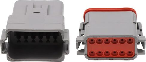 Complete 338pc DT Series Connector Kit for Automotive, Marine and Industrial Use Includes 2-12 Pin Connectors, 4-Way Crimper and Pin Removal Tool in Saudi Arabia