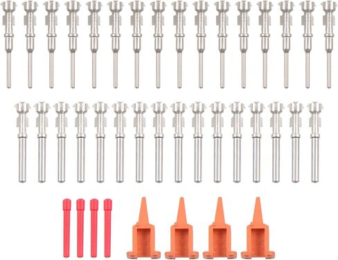 Universal 4-Pin DTM Connector Kit for 20-22AWG Wire - Easy Install for Automotive, Marine, RV, Motorcycle and Outdoor Equipment in Saudi Arabia