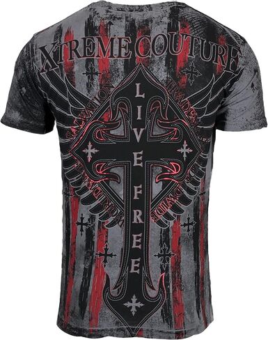 Xtreme Couture by Affliction Men's T-Shirt Liberty Crusade in Saudi Arabia