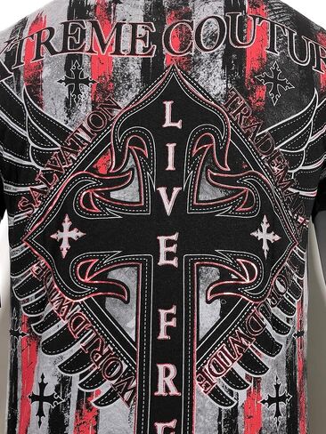 Xtreme Couture by Affliction Men's T-Shirt Liberty Crusade in Saudi Arabia