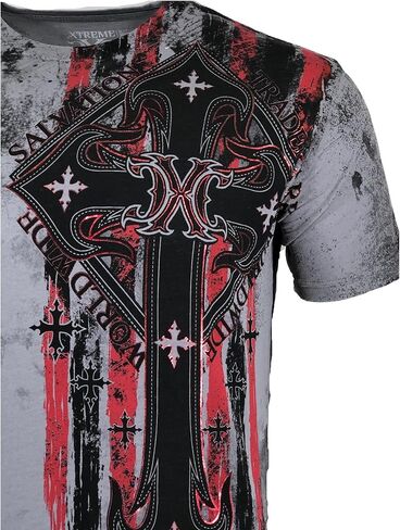 Xtreme Couture by Affliction Men's T-Shirt Liberty Crusade in Saudi Arabia