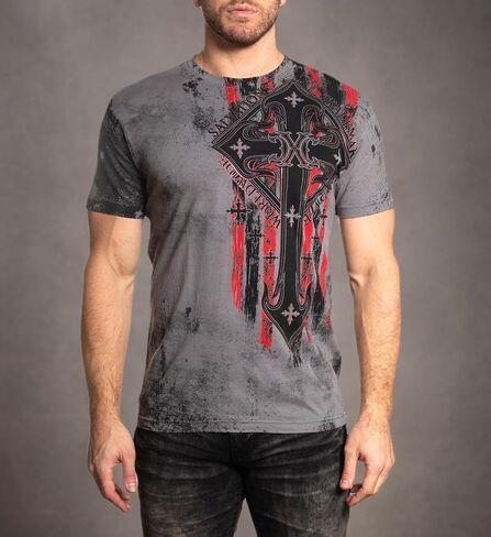 Xtreme Couture by Affliction Men's T-Shirt Liberty Crusade in Saudi Arabia