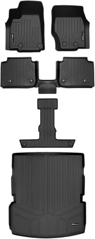 SMARTLINER All Weather Custom Fit Black Cargo Liner Behind The 2nd Row Compatible with 2021-2023 Jeep Grand Cherokee L in Saudi Arabia