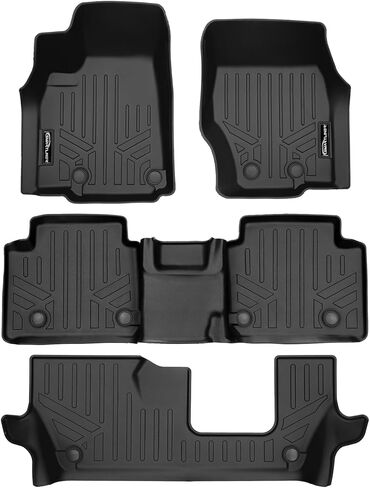 SMARTLINER All Weather Custom Fit Black Cargo Liner Behind The 2nd Row Compatible with 2021-2023 Jeep Grand Cherokee L in Saudi Arabia