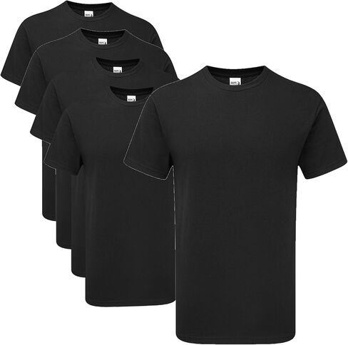 Gildan Hammer H000 T-Shirt - Black - XL (Pack of 5) in Saudi Arabia