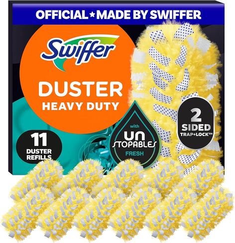 Swiffer Dusters Multi-Surface Heavy Duty Duster Refills, Unstopables Fresh Scent, 11 Count in Kuwait