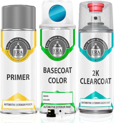 ERA Paints - C04 - Protonic Blue Metallic for BMW Exact OEM Color Match Automotive Touch Up Paint for Cars - Scratch & Chip Repair for Metal & Plastic - Basic Kit - Made in USA in Saudi Arabia