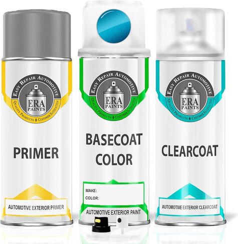 ERA Paints - C04 - Protonic Blue Metallic for BMW Exact OEM Color Match Automotive Touch Up Paint for Cars - Scratch & Chip Repair for Metal & Plastic - Basic Kit - Made in USA in Saudi Arabia