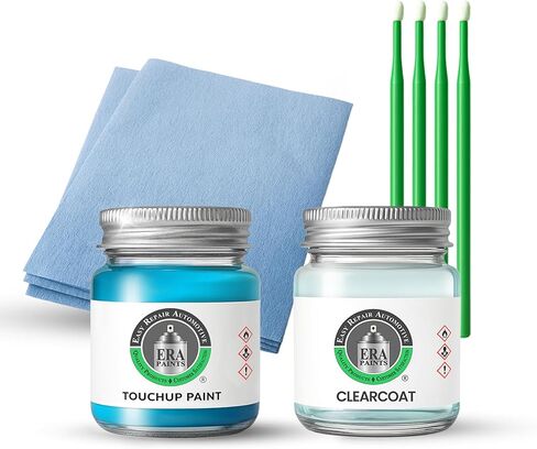 ERA Paints - C04 - Protonic Blue Metallic for BMW Exact OEM Color Match Automotive Touch Up Paint for Cars - Scratch & Chip Repair for Metal & Plastic - Basic Kit - Made in USA in Saudi Arabia