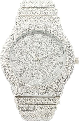 Charles Raymond Mens Fully Iced Out Diamond Watch in Kuwait