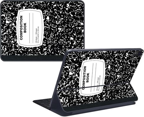 MightySkins Skin Compatible with Apple Magic Keyboard Folio for iPad 10th Gen (2022) - Composition Book | Protective, Durable, and Unique Vinyl Decal wrap | Easy to Apply | Made in The USA in Saudi Arabia