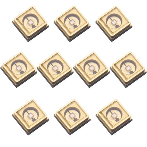 10PCS SMD LED Chip,3535 Purple Light LED Chip Surface Mount Light Emitting Diode Electronic Component DIY Projects (100mA,5-6V,306nm-310nm,180Deg) in Saudi Arabia