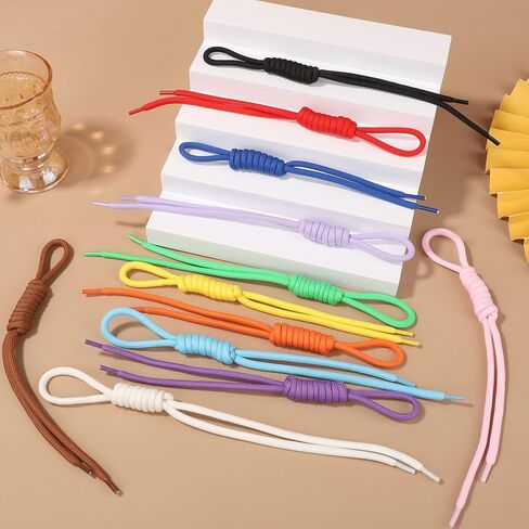 12pcs Colorful Paracord Keychain Bag Charms, Braided Rope Cord Bag Charm for Purse Backpack Handbag Decoration Accessories in Kuwait