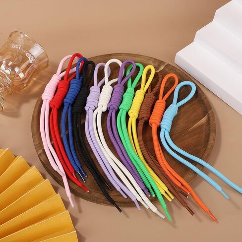 12pcs Colorful Paracord Keychain Bag Charms, Braided Rope Cord Bag Charm for Purse Backpack Handbag Decoration Accessories in Kuwait