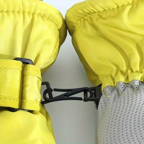 1 PCS Winter Ski Gloves for Men & Women,Cold Weather Mittens, Waterproof Thermal Windproof with Touchscreen,Non-Slip Grip for Outdoor Skiing Hiking Snowboard(White) in Saudi Arabia