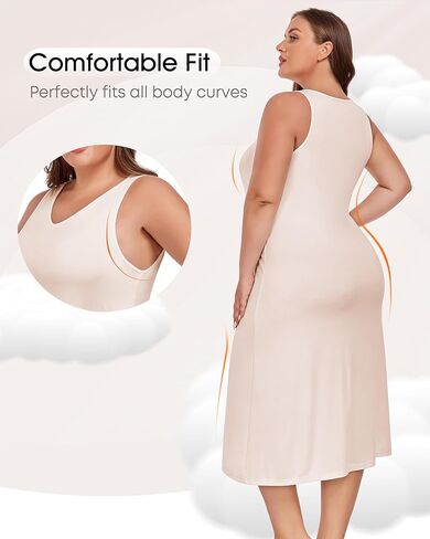 مقاس إضافي كامل الانزلاق للنساء تحت الفستان ينزلق بأشرطة واسعة in Kuwait