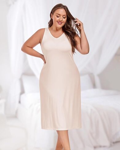 مقاس إضافي كامل الانزلاق للنساء تحت الفستان ينزلق بأشرطة واسعة in Kuwait