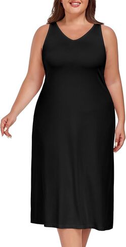 مقاس إضافي كامل الانزلاق للنساء تحت الفستان ينزلق بأشرطة واسعة in Kuwait