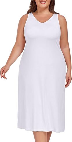 مقاس إضافي كامل الانزلاق للنساء تحت الفستان ينزلق بأشرطة واسعة in Kuwait