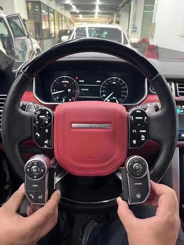 1 Pair Car Steering Wheel Buttons for Range Rover Vogue L405 Sport L494 2013-2017, for Land Rover Discovery 5 2017-2019 Steering Wheel Control Press Touch Switch Plug and Play Automotive Kit in Kuwait