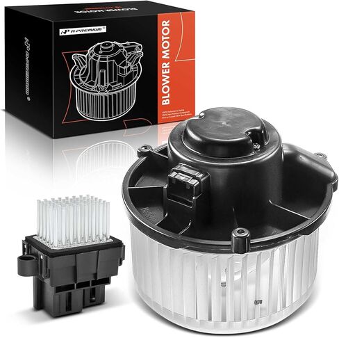 محرك منفاخ سخان HVAC ممتاز ومجموعة مقاومة متوافقة مع مركبات Chevy وGMC وPontiac وSaturn - Equinox 2007-2017، Captiva Sport، Terrain، Torrent، Vue، Sport Utility - الجانب الأمامي in Saudi Arabia