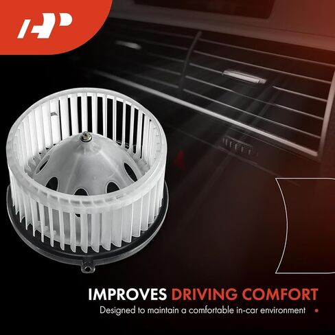 محرك منفاخ سخان HVAC ممتاز ومجموعة مقاومة متوافقة مع مركبات Chevy وGMC وPontiac وSaturn - Equinox 2007-2017، Captiva Sport، Terrain، Torrent، Vue، Sport Utility - الجانب الأمامي in Saudi Arabia