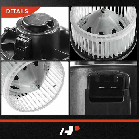 محرك منفاخ سخان HVAC ممتاز ومجموعة مقاومة متوافقة مع مركبات Chevy وGMC وPontiac وSaturn - Equinox 2007-2017، Captiva Sport، Terrain، Torrent، Vue، Sport Utility - الجانب الأمامي in Saudi Arabia