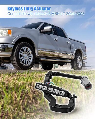 Keyless Entry Wired Door Keypad Actuator Fit for Ford F-150 Lincoln Mark LT 2004-2008 Replace 4L3Z14A626AAA, Driver Side Door Lock Actuator in Saudi Arabia